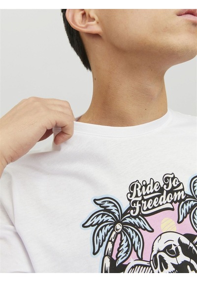 Jack & Jones Kuru Kafa T-shirt Jorbeachbone Erkek Tişört 12234309 001