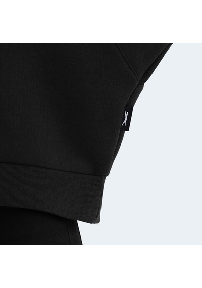 Slazenger VIA Kadın Oversıze Siyah Sweatshirt