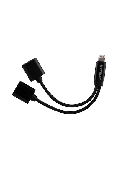 Hytech HY-XO38 Gümüş 2 in 1 Şarj+Kulaklık Lightning Metal Gövdeli