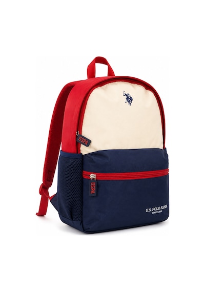 U.s. Polo Assn. Unisex Sırt Ve Okul Çantası Plcan26114 Lacivert Kırmızı Krem