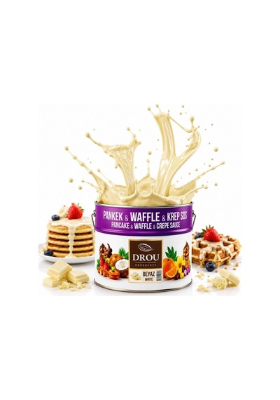 Callei Drou Extra Beyaz Waffle Krep Pankek Sos 10 Kg