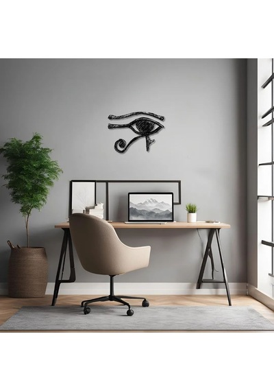 Şık Metal Tablo Göz Kaş Eye Brow Metal Duvar Tablosu Soyut