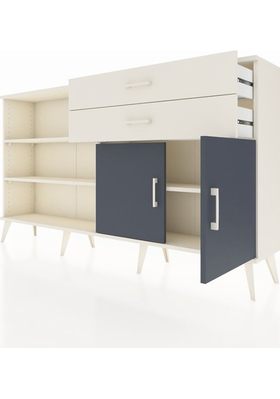 Arges Konsol 3 Raflı 2 Çekmeceli 2 Kapaklı 176x30x99 Aytaşı-antra Aytaşı-antrasit/aytaşı Arges Konsol 3 Raflı 2 Çekmeceli 2 Kapaklı 176x30x99 Aytaşı-antra Aytaşı-antrasit/aytaşı