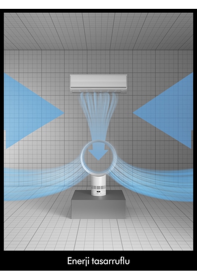 Dyson Cool CF1 Fan Beyaz - Gümüş