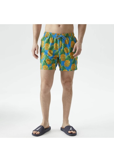 Nautica Erkek Mavi Standart Fit Deniz Şortu 15486474
