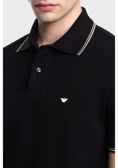 Emporio Armani Erkek Polo Em004606 Af23090 Uc001 Siyah Siyah