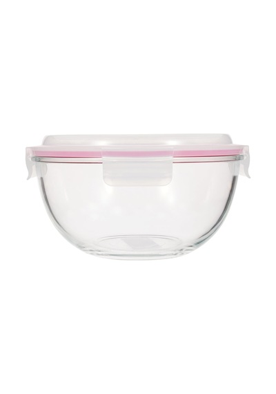 Yuvarlak Cam Saklama Kabı 2000 Ml
