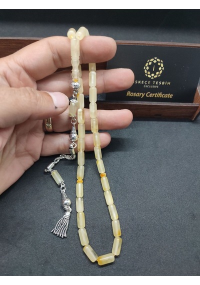 Ahşap Hediye Kutulu Gümüş Püsküllü 10.28 Gr. Kalingrad Rus Kaya Damla Sertifikalı 8551