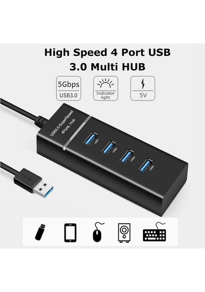 Yüksek Hızlı Usb Hub - Çoklayıcı 4 Adet Usb3.0 Giriş Port