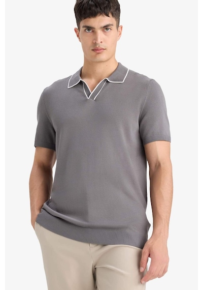 DeFacto Modern Fit Polo Yaka Kısa Kollu Triko Tişört C4984AX25SMGR431