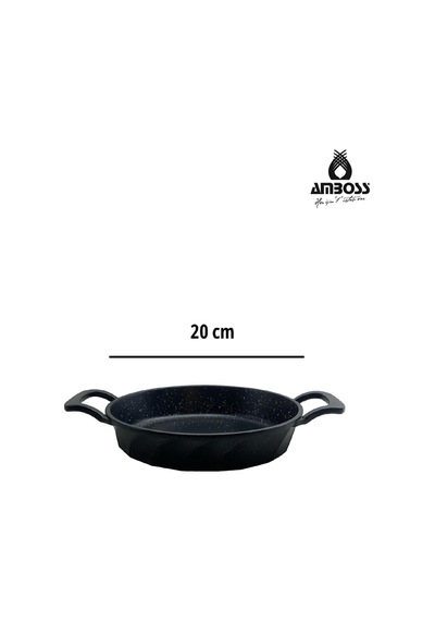 Montenegro 2 Parça Döküm 18-20 Cm Sahan Set Siyah