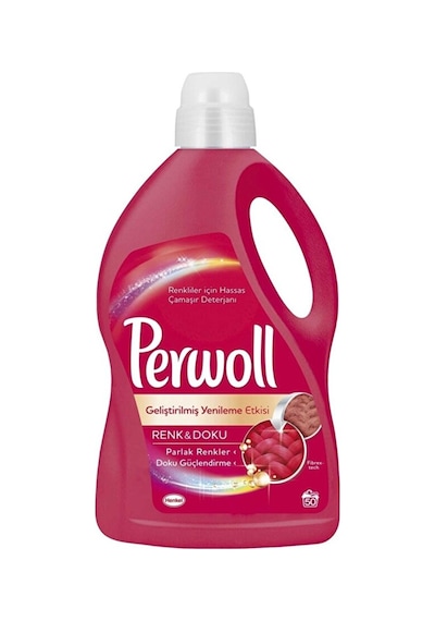 Perwoll Sıvı Çamaşır Deterjanı Renkliler 3lt X 6 Adet 2950 ML