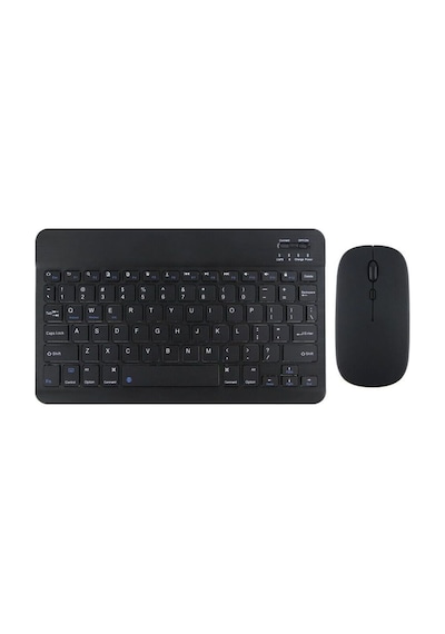 Lenovo Tab One Tb305fu 8.7'' Uyumlu 4in1 Set Klavye Mouse Kılıf Kalem Ekran Koruyucu Kılıf