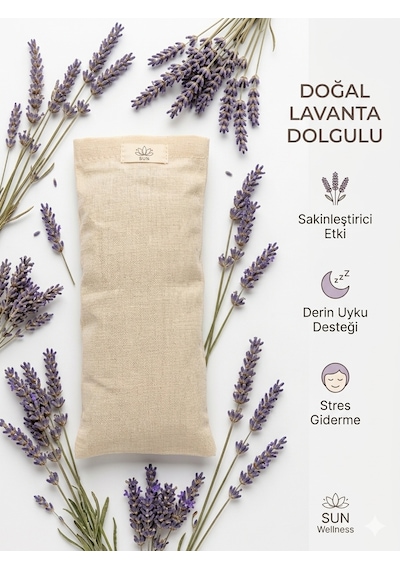 Lavanta Dolgulu Yoga Göz Yastığı Meditasyon Göz Maskesi Uyku Ve Rahatlama Yastığı Aromaterapi Göz Pedi Krem