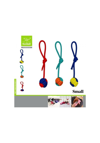 Nunbell Köpek Diş İpi Tutmalı Toplu Küçük S