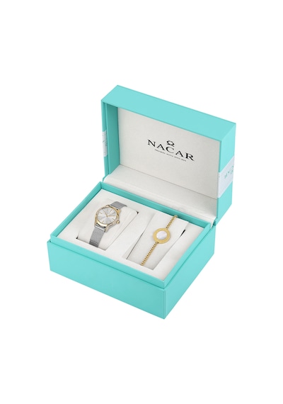 Nacar Nc34-392020k-csm-set Kadın Kol Saat Seti Altın