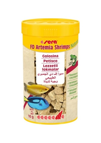 Sera Fd Shrimp (Artemia) Nature 250 ML
