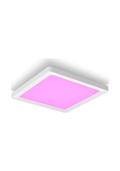 30x30 Cm Boyutunda Beyaz Slim Kare Tavan Paneli 124-Pembe