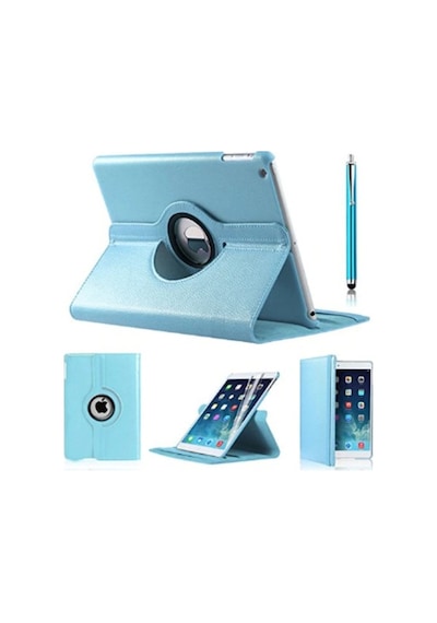 Apple Uyumlu iPad 9. 8. 7. Nesil 10.2" Kılıf Dönen Tablet Kılıfı Ekran Koruyucu+Kalem 2019 2020 2021
