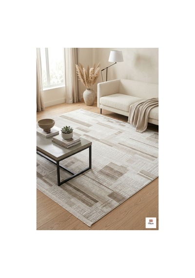Premium Akrilik İplik Modern Salon Halısı - 462.000 Sık Dokuma Leke Tutmaz Oeko-tex Sertifikalı Çok Renkli