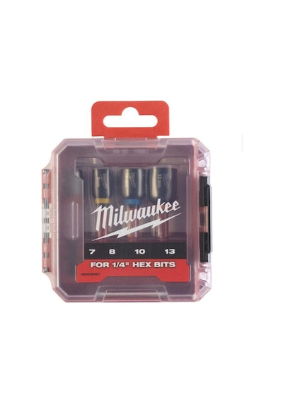 Milwaukee Shockwave Hex Lokma Seti 7-8-10-13mm
