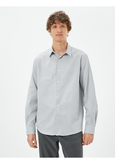 Koton Basic Gömlek Klasik Yaka Minimal Desenli Düğmeli Non Iron Beyaz Desenli 4wam60024hw 4WAM60024HW0D0 Beyaz Koton Basic Gömlek Klasik Yaka Minimal Desenli Düğmeli Non Iron Beyaz Desenli 4wam60024hw 4WAM60024HW0D0 Beyaz
