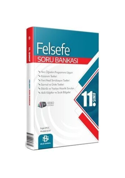 11.Sınıf Felsefe Soru Bankası -  Bilgi Sarmal Yayınları