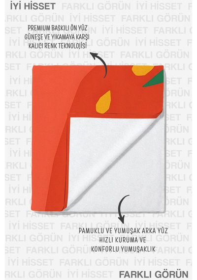Meyve Temalı Çilek Figürlü Plaj Havlusu-tropikal Modern Kırmızı Sarı Hızlı Kuruyan Mikrofiber Havlu Dumanlı Yosun Meyve Temalı Çilek Figürlü Plaj Havlusu-tropikal Modern Kırmızı Sarı Hızlı Kuruyan Mikrofiber Havlu Dumanlı Yosun