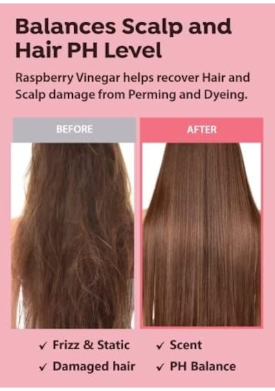 A'pıeu Saçlara Parlak Görünüm Veren Ahududu Kokulu Sirkeli Saç Misti A'pıeu Raspberry Vinegar Hair Mist Açık
