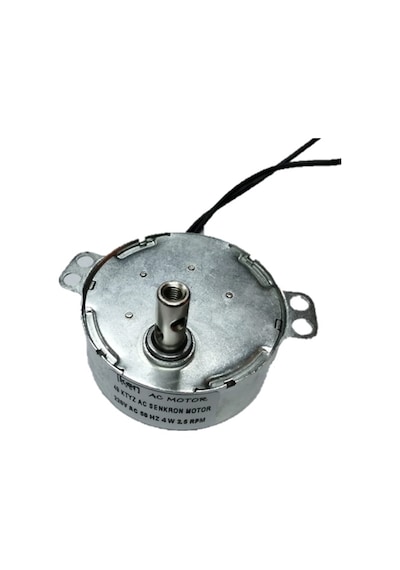 İKON TEKNİK ASENKRON MOTOR TYC 50 4 Watt 2.5 RPM 220 Volt CW/CCW ÇİFT YÖNLÜ ŞÖMİNE ÇEVİRME MOTORU