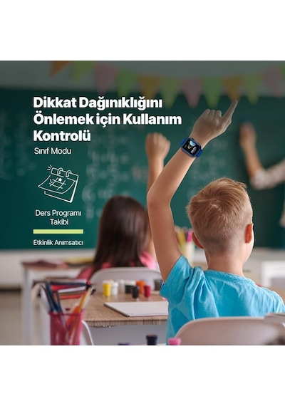 Kidi Gps 4g Sim Kartlı Akıllı Çocuk Saati, 2ksw02 Okyanus Laciverti Yok