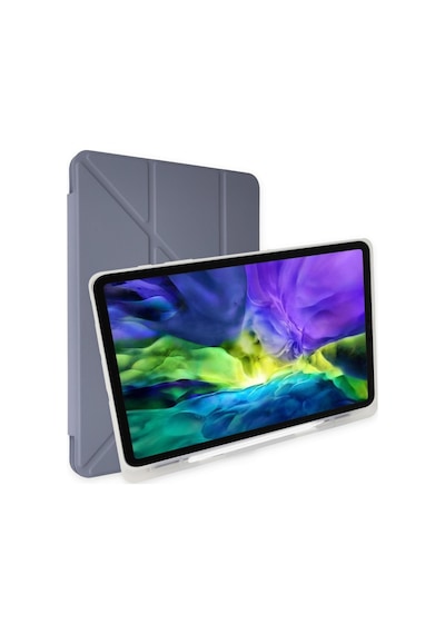 Mi Pad 5 11 Kılıf Kalemlikli Mars Tablet Kılıfı - Lavender Arka Kapak