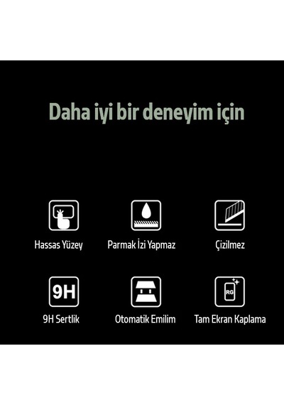 Ally Full Kaplama Apple iPhone Uyumlu 13 Mini 5.4 Full Glue Cam Ekran Koruyucu - 5775