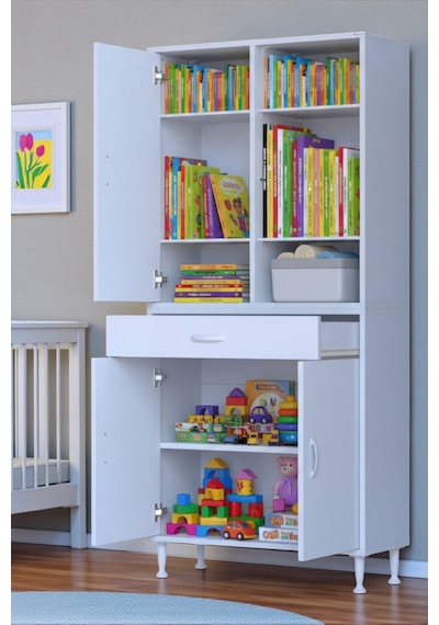 Eliusta Rivo 4 Raflı Banyo/mutfak Dolabı 75 Cm Beyaz Renkli Çok Amaçlı Dolap 75x173x32,5 Cm Ebatlarında Beyaz Eliusta Rivo 4 Raflı Banyo/mutfak Dolabı 75 Cm Beyaz Renkli Çok Amaçlı Dolap 75x173x32,5 Cm Ebatlarında Beyaz