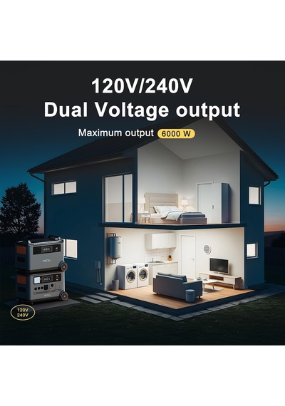 Tr Oscal Powermax 6000 Güneş Jeneratörü, 120/240v Bölünmüş Faz Gerilimi