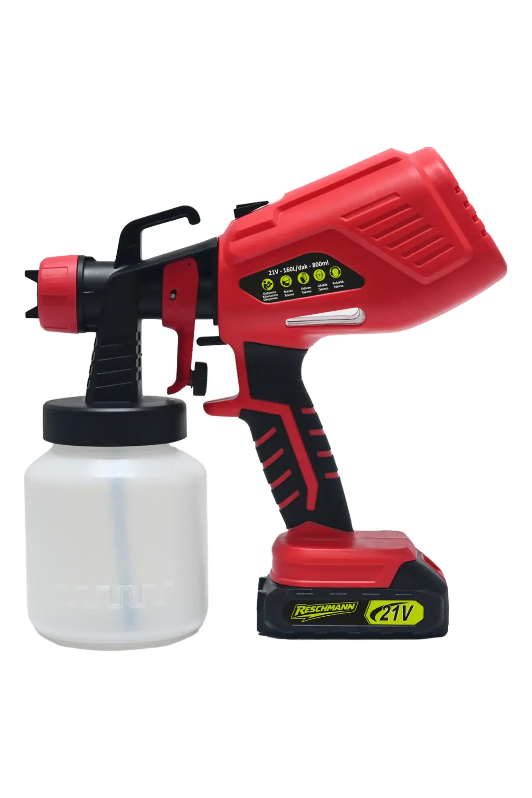 Reschmann R-2024K 21V 800ML Şarjlı Boya Ve Su Püskürtme Makinesi