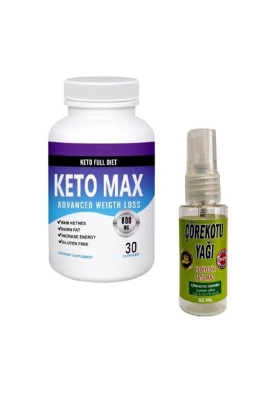Keto Max Dstklyci Ürün 30lu X 1 Adet + Yağı 30 Ml