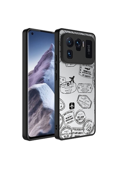Xiaomi Mi 11 Ultra Kılıf Aynalı Desenli Kamera Korumalı Parlak Zore Mirror Kapak Seyahat