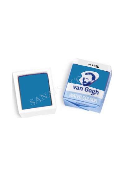 Talens Van Gogh 1/2 Tablet Sulu Boya 535 Cerulean Blue phthalo