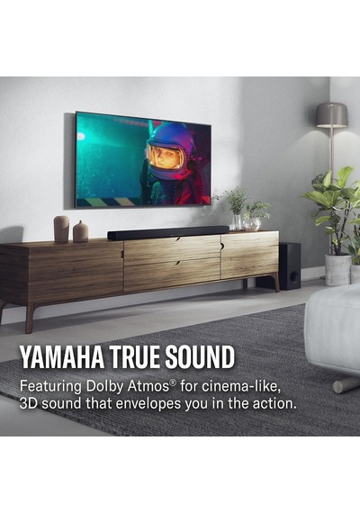 Dolby Atmos, Kablosuz Subwoofer Ve Alexa Dahili Gerçek X Bar 50a Ses Çubuğu - Siyah