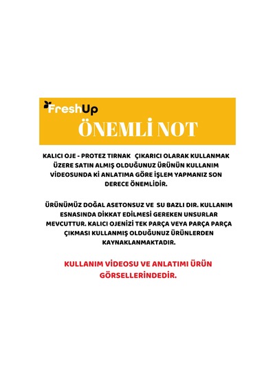 Freshup Mango Özlü Kalıcı Oje ve Protez Tırnak Çıkarıcı 10 ML
