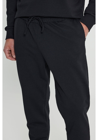 AC&Co / Altınyıldız Classics Standart Fit Normal Kesim Pamuklu Baskılı Cepli Erkek Eşofman Altı Siyah
