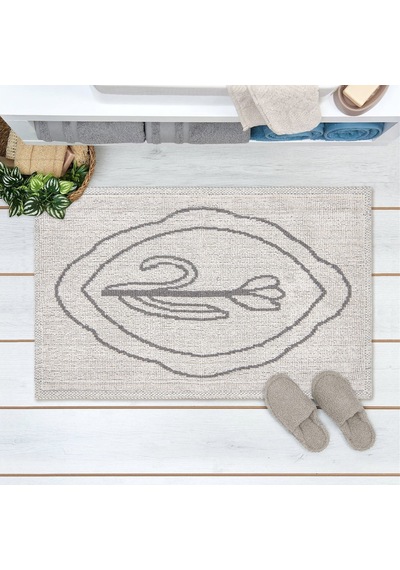 Soft Tulip Banyo Paspası - Ekru - 50x80 Cm Renkli
