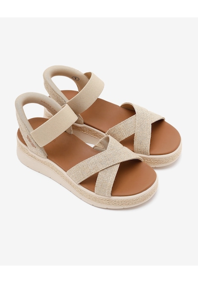 Skechers Bobs Sun Ray Kadın Natürel Sandalet 114417 Nat Bej