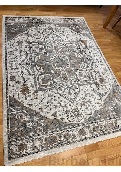 Merinos Halı Valeria Serisi 91047-110 Vintage Etnik Desenli Salon Oturma Odası Halısı Çok Renkli