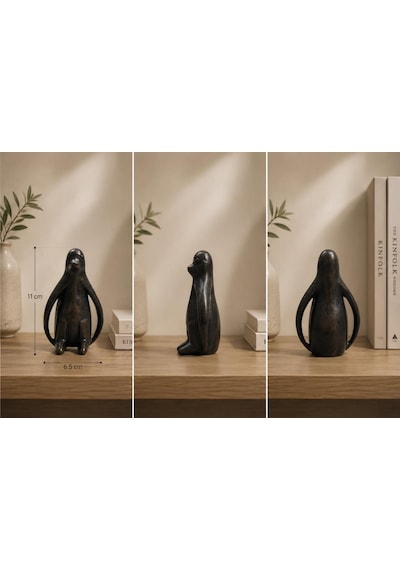 Penguen Biblo Dekoratif Obje Minimal Modern Kitaplık Rafı Ve Komidin Üstü Dekoru Reçine Küçük Boy Siyah Dekor Aksesuar 11 Cm Penguen Biblo Dekoratif Obje Minimal Modern Kitaplık Rafı Ve Komidin Üstü Dekoru Reçine Küçük Boy Siyah Dekor Aksesuar 11 Cm