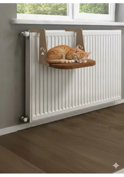 Rafadi Kalorifer Petek Peluş Yumuşak Kumaş Kedi Yatağı 30 x 40 CM