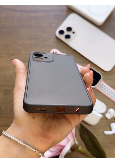 Samsung Galaxy A06 Uyumlu Kamera Korumalı Darbeye Dayanıklı Renk Atmayan Keep Silikon Kılıf Siyah