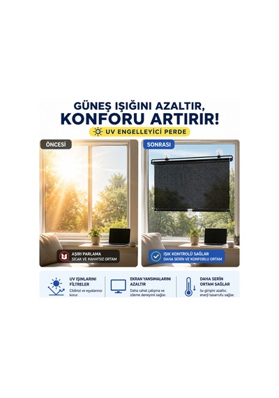 50x125 Cm Geri Çekilebilen Araç İçi Ön Cam Güneşlik, Ev Tipi Cam Güneşlik Uv Engelleyici Siyah