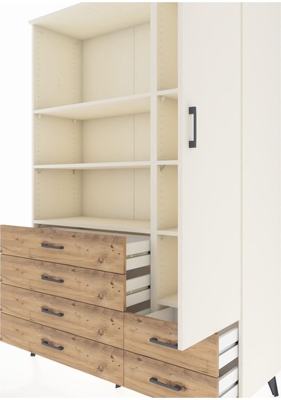 Hyperion Dolap 7 Raflı 6 Çekmeceli Tek Kapaklı 132x44x195 Aytaşı-aytaşı/çam Aytası/atlas Çam Hyperion Dolap 7 Raflı 6 Çekmeceli Tek Kapaklı 132x44x195 Aytaşı-aytaşı/çam Aytası/atlas Çam